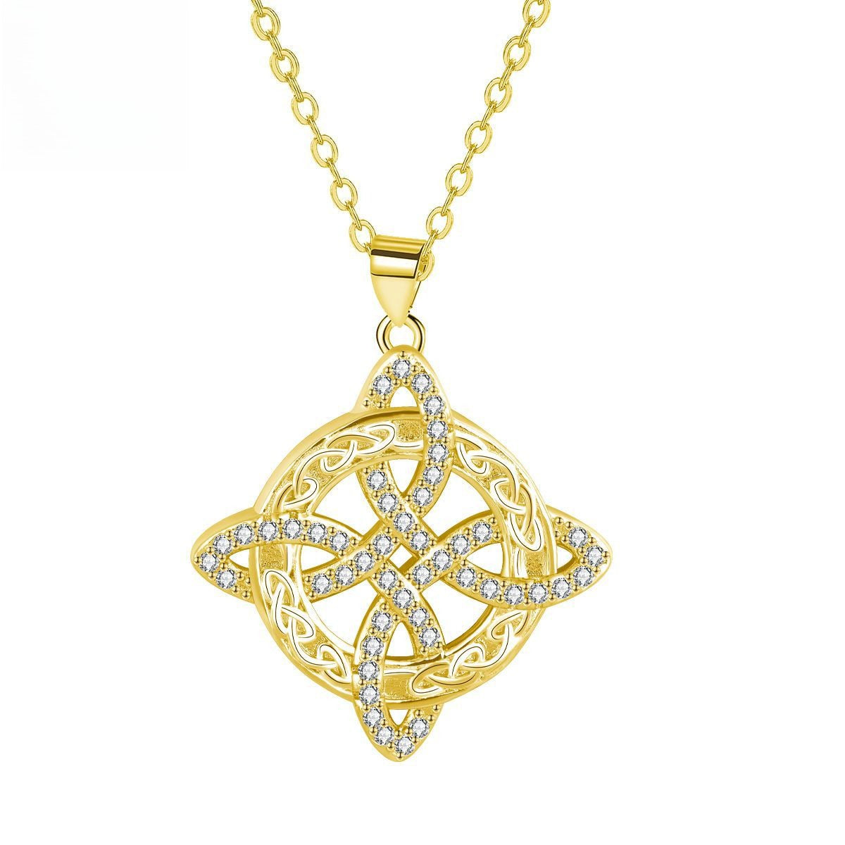 Meridian Weaver Geometric Necklace