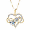 Shimmering Love 1.6 Carat Moissanite Heart Pendant Necklace - Perfect Anniversary Gift for Her