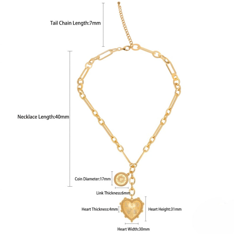 The Solar Arcana Heart Pendant