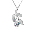 The Verdant Promise – 1.2ct Moissanite Vine Pendant