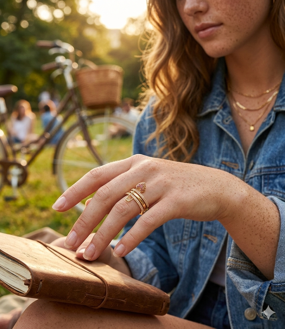 The Tethered Heart Ring