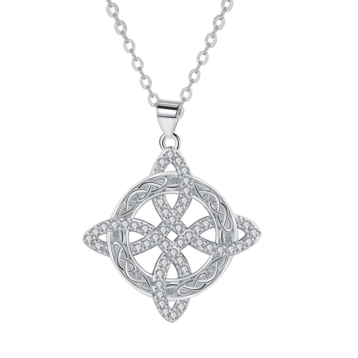 Meridian Weaver Geometric Necklace